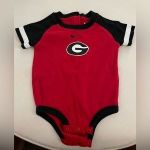 UGA onesie. Size 3-6 months. Go Dawgs!